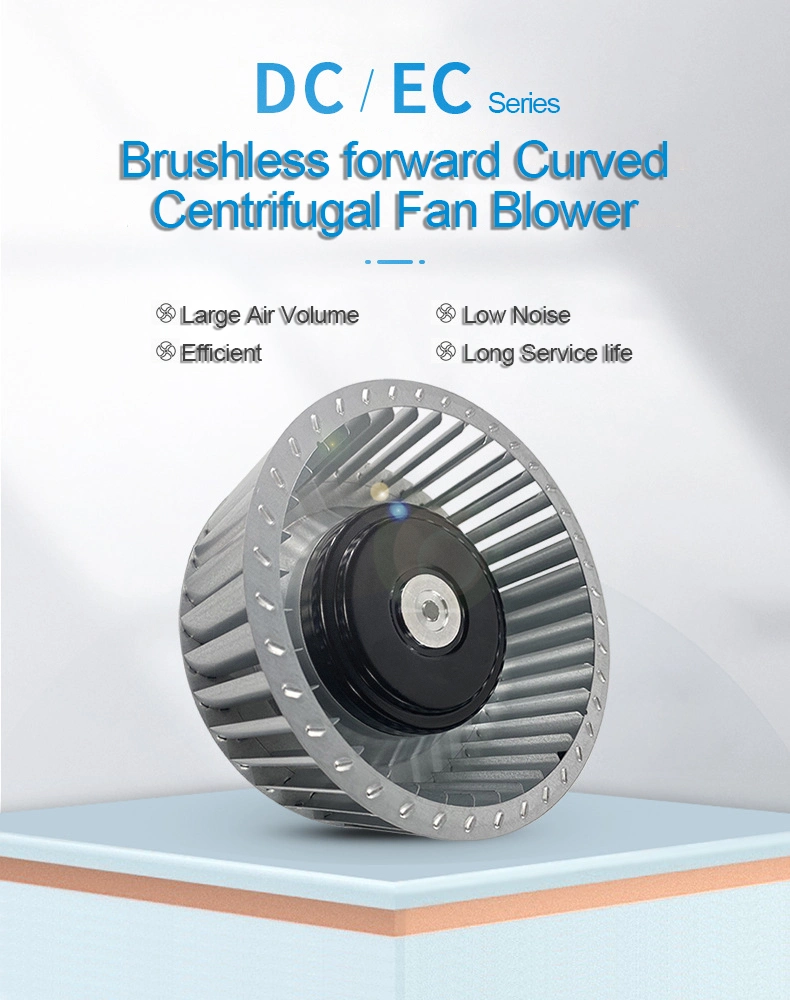 Highway 133mm*46mm 24V DC Brushless Forward Curved Centrifugal Blower Fan for Cooler Condenser