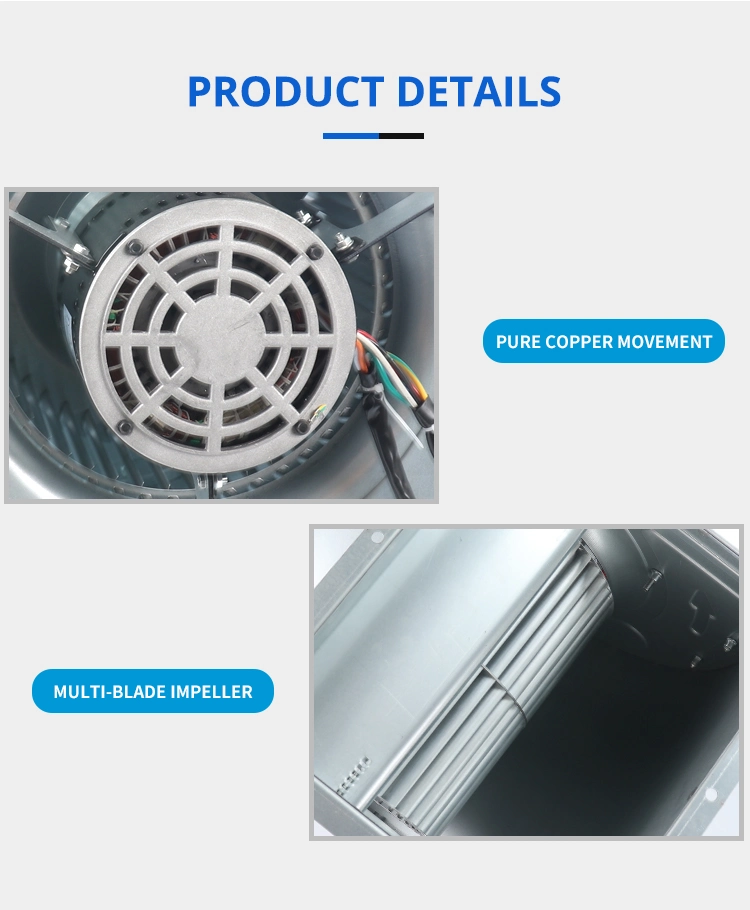 Hydroponics Plastic Centrifugal Duct Fan, Inline Duct Fan, Ducted Exhaust Fan for Greenhouse