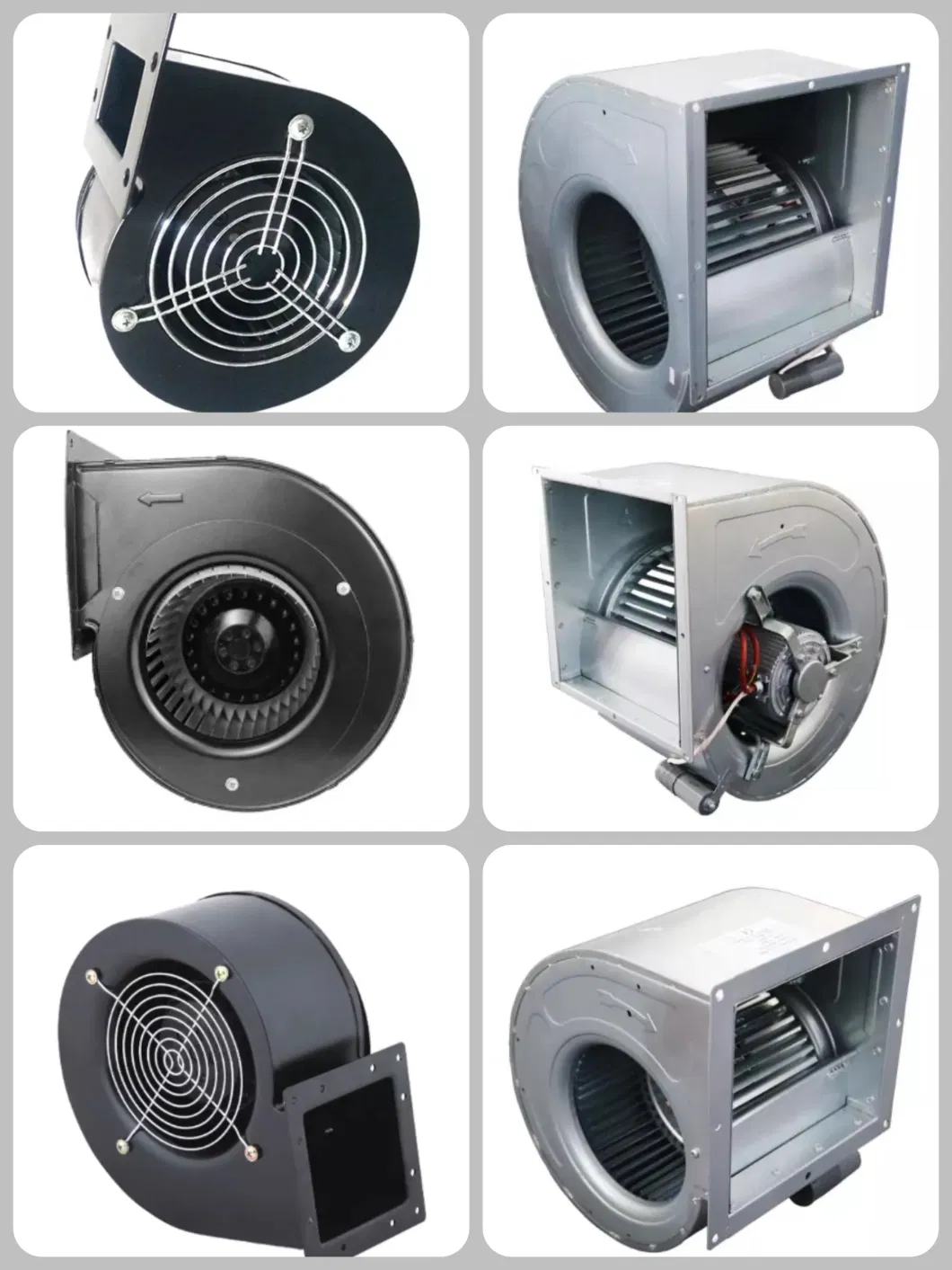 High Quality AC Ec DC Double Inlet Centrifugal Blowers Industrial Blower Fan Steel Centrifugal Blower