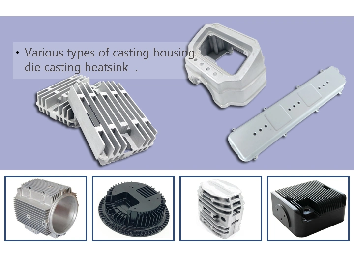 OEM ADC12 High Pressure Aluminum Die Cast Electric Fan Motor Housing Accessories