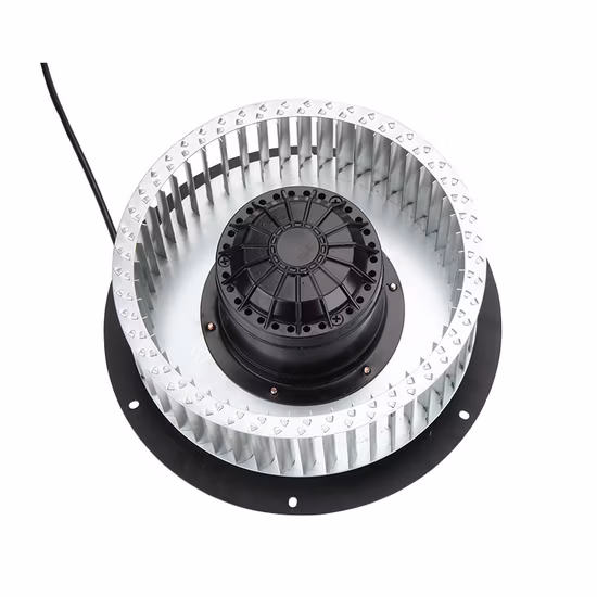 Industrial High Pressure AC 220V 240V DC Ec Blower Impeller Centrifugal Fan Backward Curved