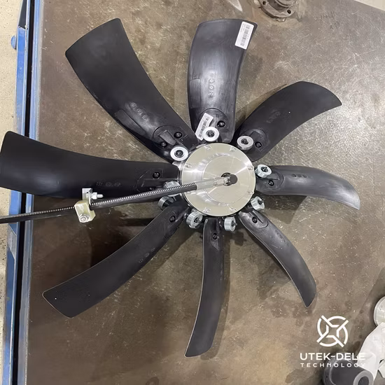 Hydraulic Adjustable Pitch Axial Flow Fans Axial Fan with Reversed Direction Blowing for Cotton Pickers / Wheat Harvester / Radiator / Water Tank