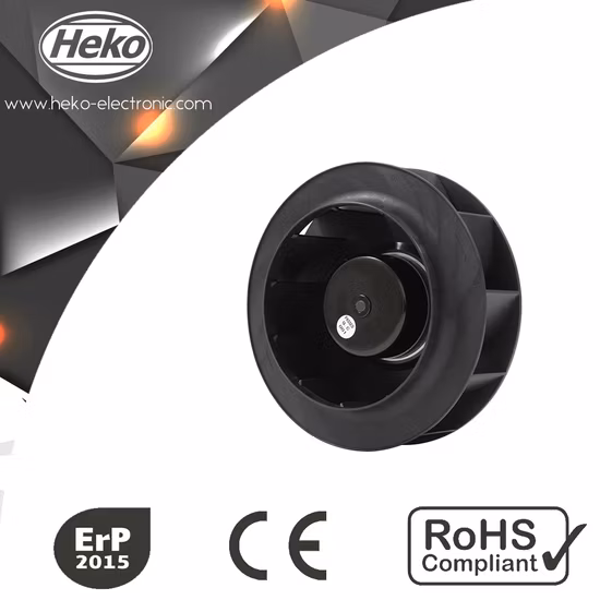 Ec 190mm 230VAC Brushless Backward Curved Ec Centrifugal Fan for Refrigeration Industrial